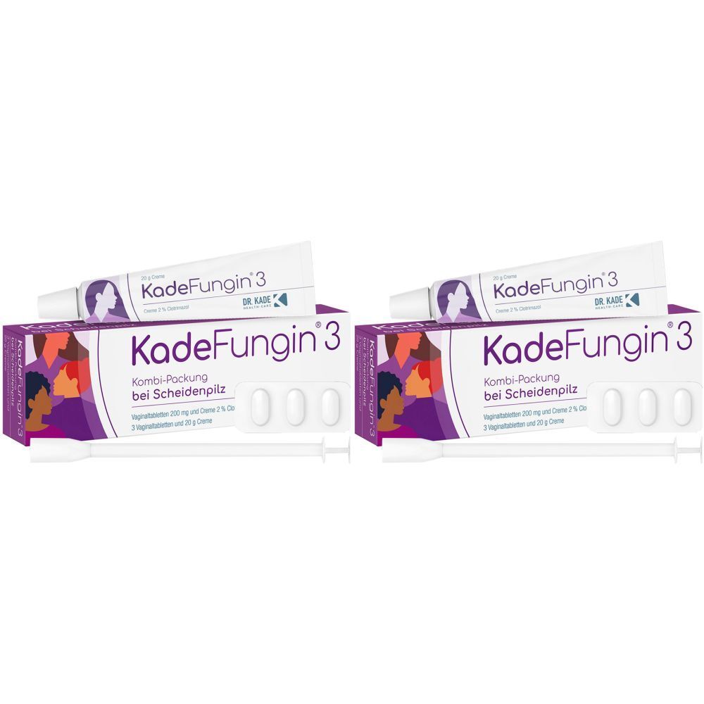 KadeFungin3 Kombipackung Doppelpack 2x1 St