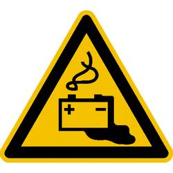 SAFETYMARKING Warnschild Gefahren durch das Aufladen von Batterien Aluminium 315 mm ISO 7010 1 St. 11.0251