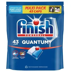 finish Powerball Quantum Fresh Spülmaschinen-Cap 43 Stück weiß