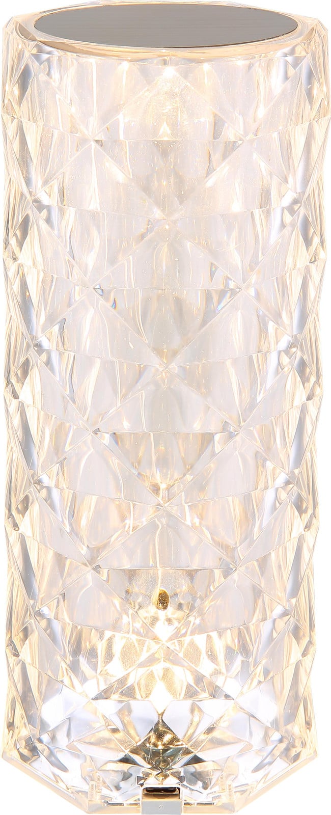 Globo Lighting Draadloze LED bureaulamp met kristallen design en touchdimmer, model 28071