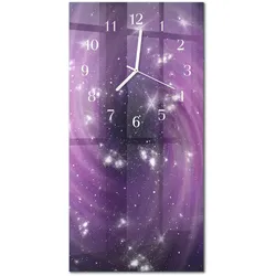 WANDUHR aus Glas 30x60 cm - Abstraktion