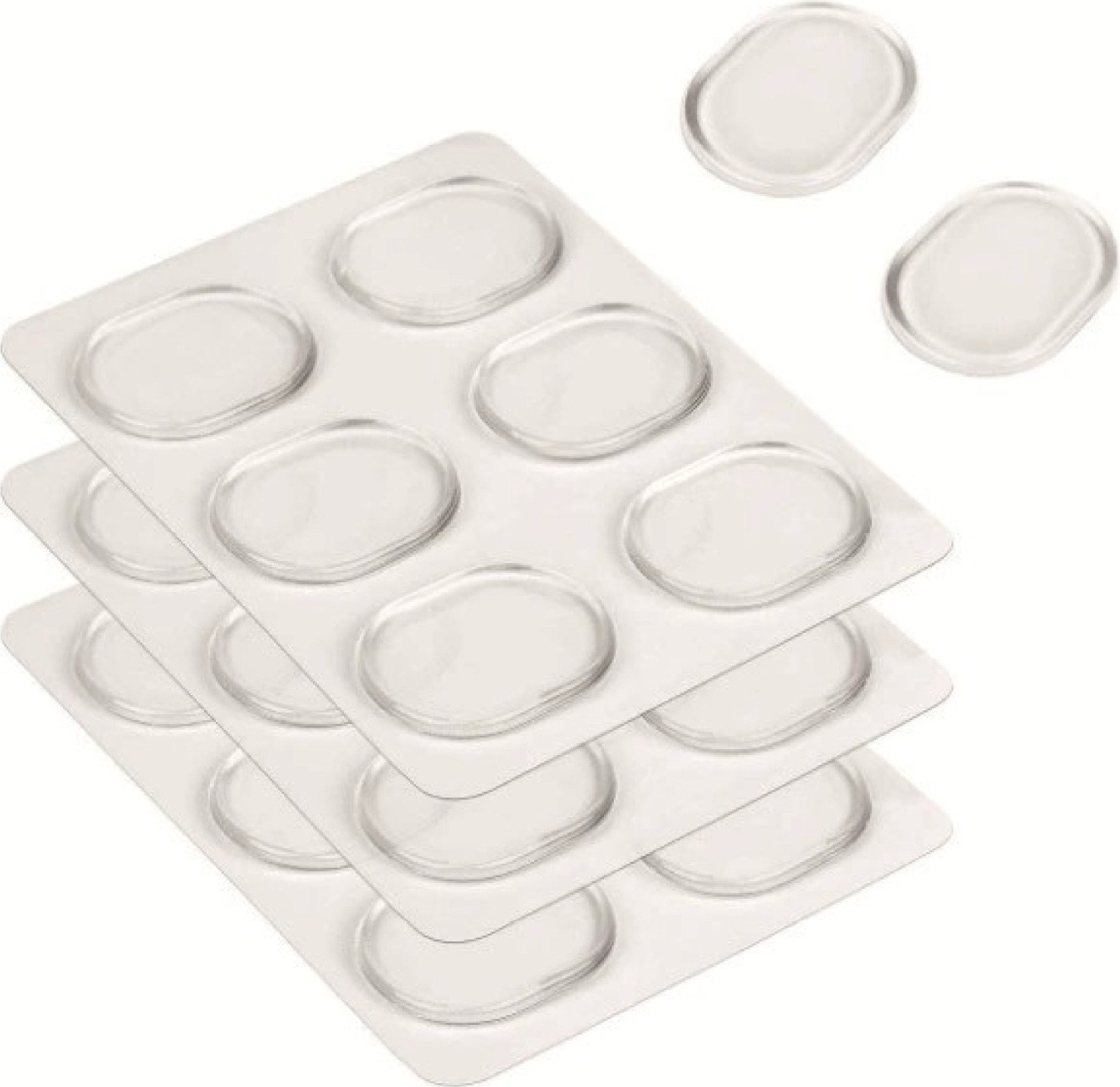 INF siliconen drumdemper gel pads transparant