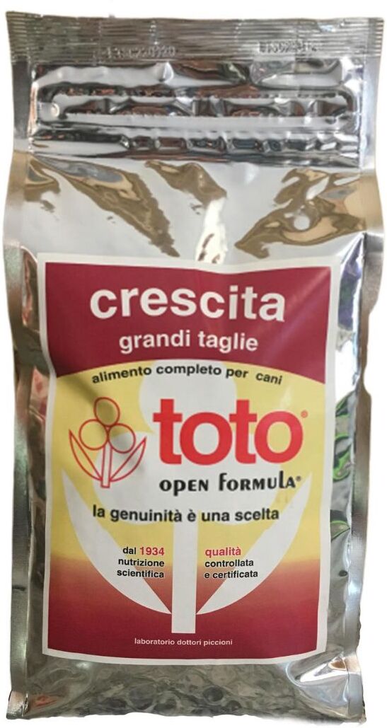 Toto Open Formula Crescita Grandi Taglie per Cuccioli Puppy