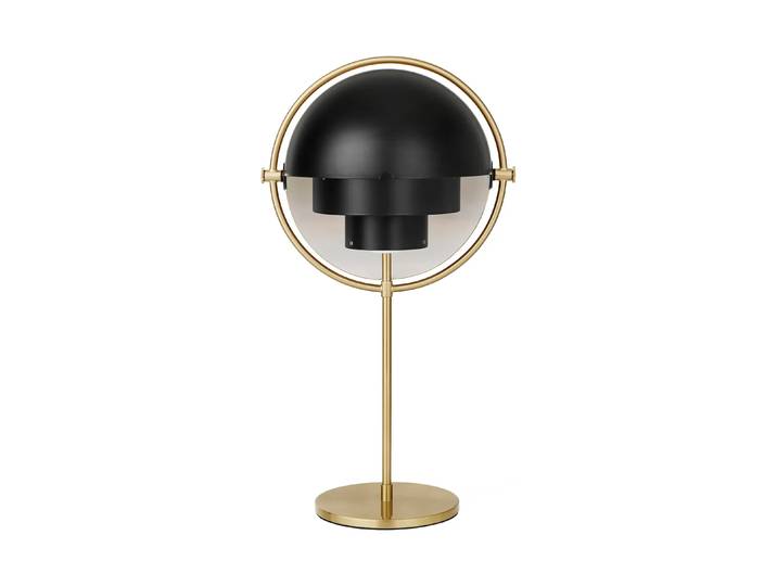 GUBI Multi-Lite Tischleuchte Messing-schwarz