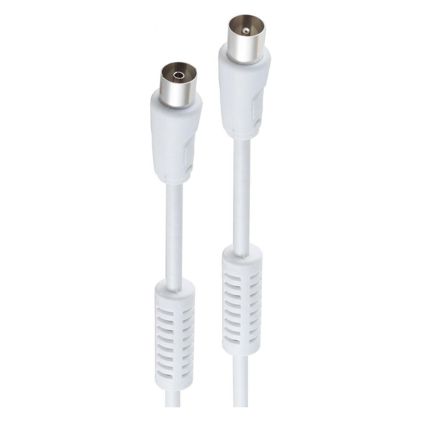 Shiverpeaks Kabel TV Antenne M/F Mantelstromfilter 7,5m * basic* (Antennenkabel) (BS80207-128)