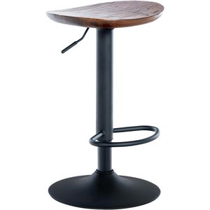 CLP Barhocker Skelde, 320011, drehbar, 56-80cm Sitzhöhe, Holz, walnuss