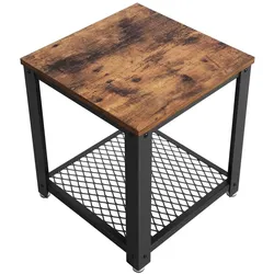 Vasagle, Couchtisch + Beistelltisch, Beistelltisch (45 x 45 x 55 cm)