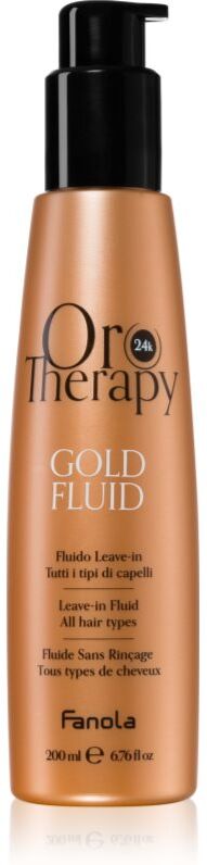 Fanola Oro Therapy Gold Fluid Haarmilch mit 24 Karat Gold 200 ml