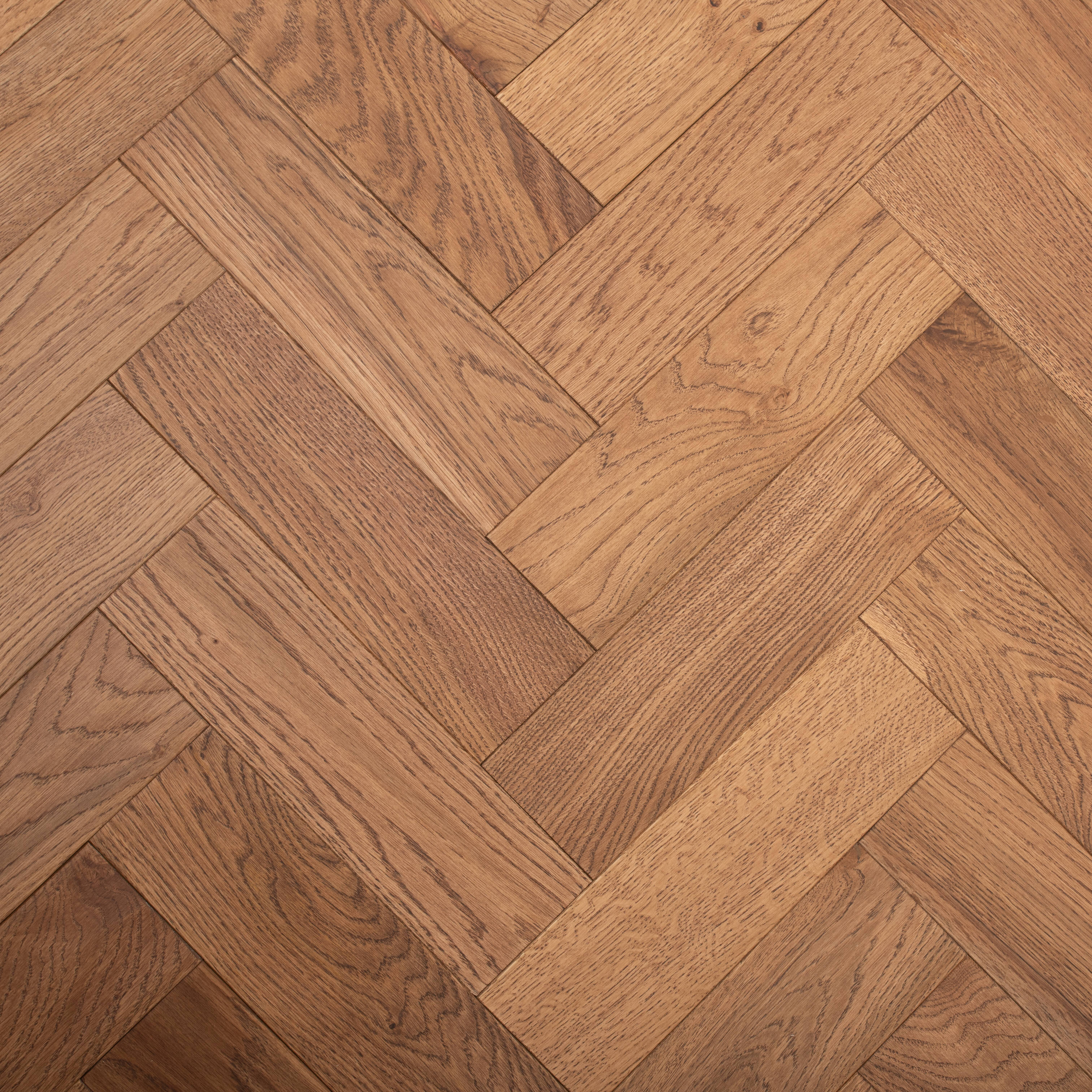Luxury Flooring Herringbone Dark Engineered Oak Brushed & Hand Scraped & Lacquered Flooring - 14mm x 300mm x 90mm