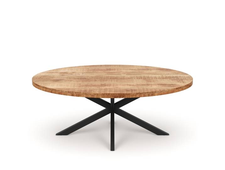 Esstisch Holz MAYLA oval 180 x 90 cm