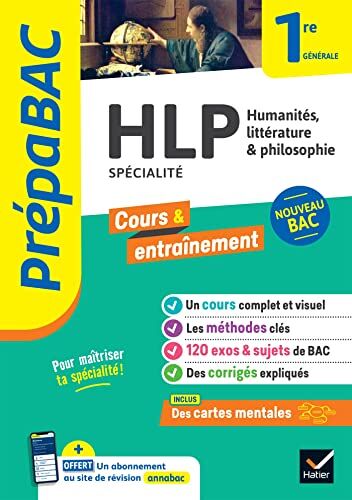 Fabien Lamouche - HLP, humanités, littérature & philosophie spécialité 1re générale : nouveau bac - Preis vom 19.10.2026 19:33:35 h