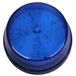 LED Signalleuchte, blinkend, ø70mm, 12V DC - Farbe: blau