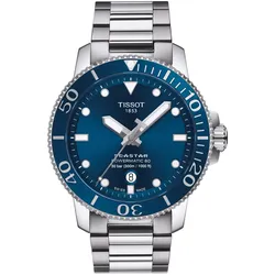Tissot T1204071104103 Herren-Taucheruhr Seastar 1000 Powermatic 80 Blau