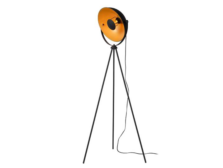 Lucide ALVARO - Vloerlamp - 1xE27 - Zwart