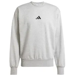 adidas Essentials Feelcozy Fleece Sweatshirt Herren - mgreyh/blac