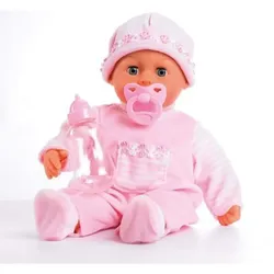 Bayer Chic Puppe First Words Baby, rosa