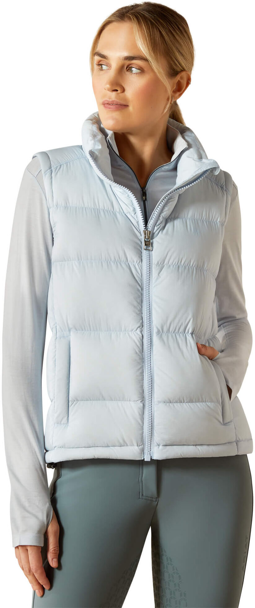 Women's UltraPuff Down Vest in Skyway, Size: XL by Ariat