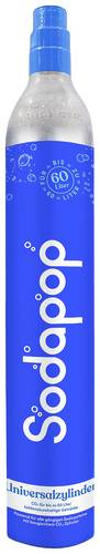 Sodapop CO2 Reserve-Zylinder CO2 Zusatz-Zylinder 60L Metall, Blau