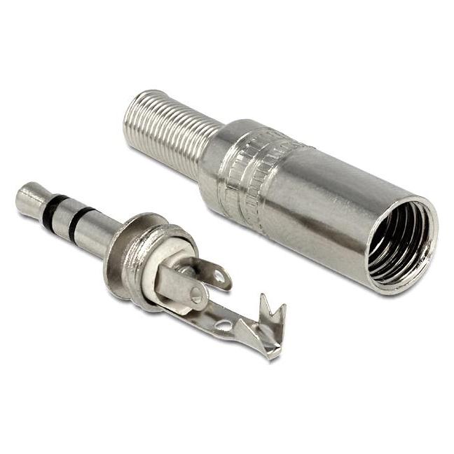 Delock Stereo Klinkenstecker 3,5 mm mit Knickschut (AUX Kabel) (65532)