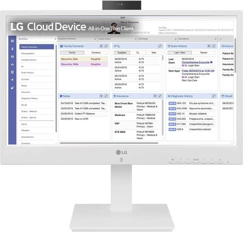 LG Electronics All-in-One Thin Client 24CR670N-6P 60.5cm (23.8 Zoll) Full HD Intel Celeron N5105 2.9GHz 8GB RAM 16GB HDD Intel