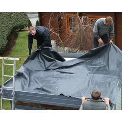 EPDM Foliendach für Karibu Gartenhaus Moosburg-Moosburg 2