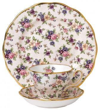 Royal Albert 100 Years English Chintz 3-piece Place Setting