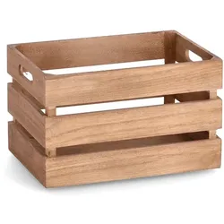 Aufbewahrungsbox Vintage 31 x 21 cm Holz Braun S (Small)