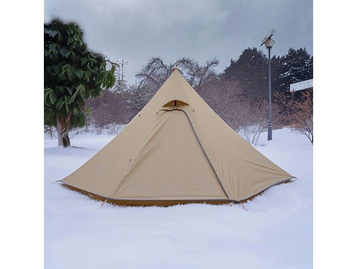 Tipi de camping en plein air ultraléger, tente Dakota idale en nylon argenté étanche, grande tente sans tige, sac à dos, tentes de randonnée, 1 à 2 prêts hypothécaires