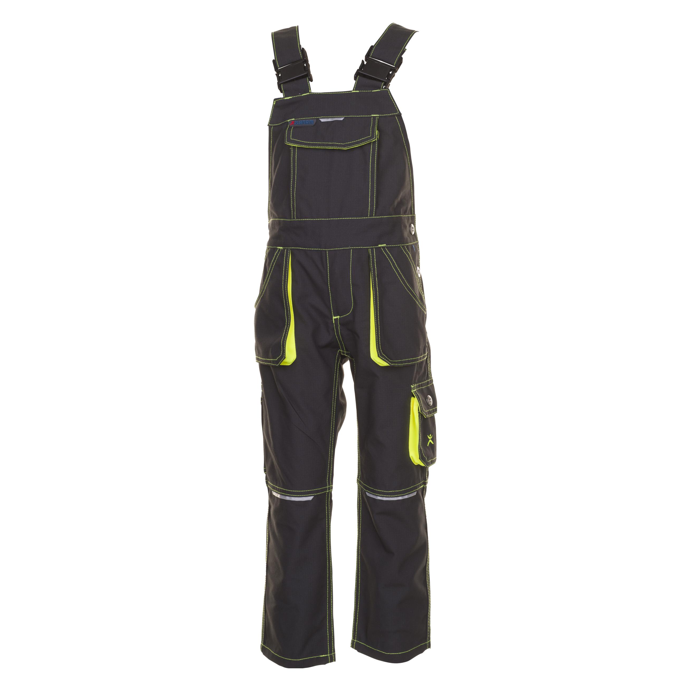 Planam Latzhose anthrazit/gelb 122/128 134/140 (134) (42968361)