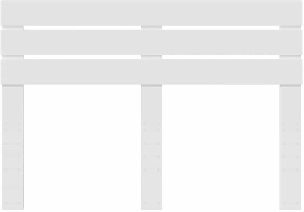 Lily Manor Slat Headboard White Queen