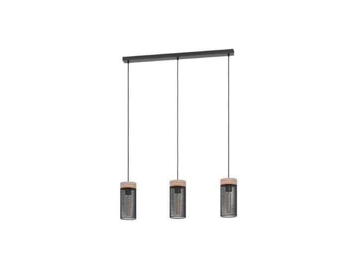 EGLO KILNSDALE LANGER TISCH 3XE27 SCHWARZ/HOLZ