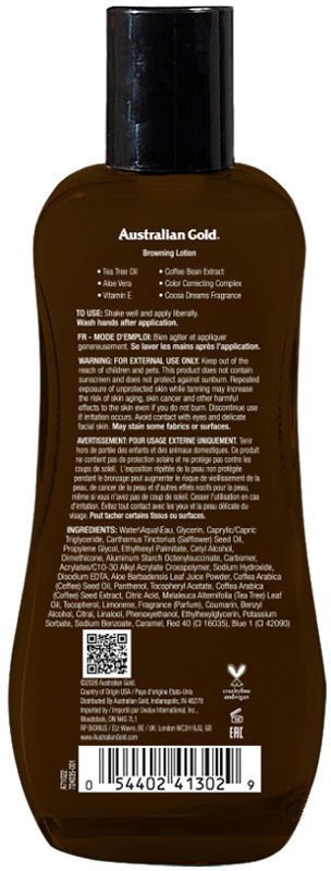 Australian Gold Browning Lotion dark tanning lotion 237 ml