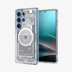 Spigen Ultra Hybrid Mag (Samsung Galaxy S25 Ultra), Smartphone Hülle, Weiss