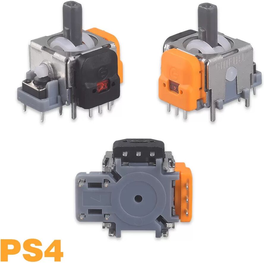 INF Joystick mit Hall-Effekt 2er-Pack PS4