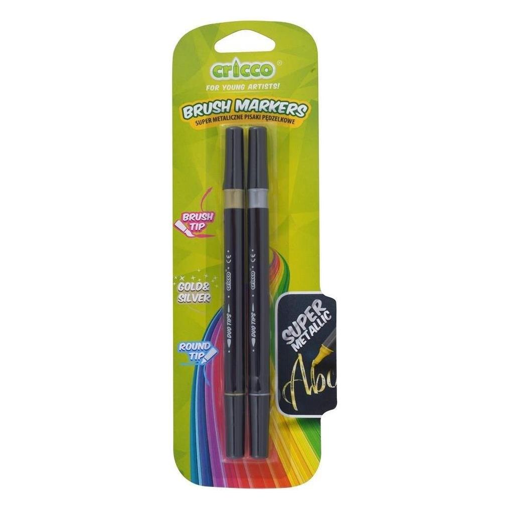 Teka Metallische doppelseitige Pinselstifte, 2 Farben (2x) (47996329)