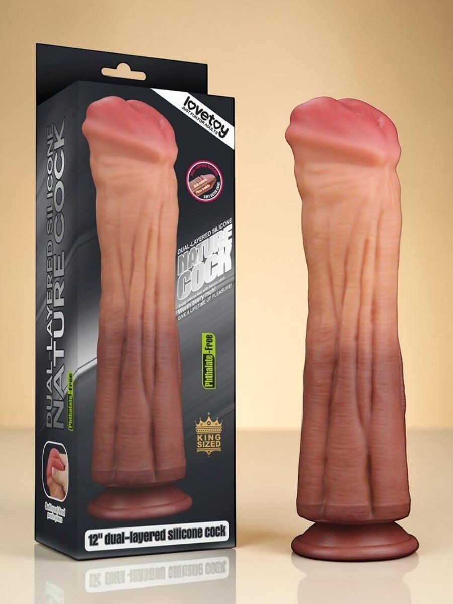 Lovetoy Gode réaliste avec veines marquées 30 cm et ventouse puissante