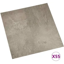 vidaXL, Bodenbelag, Quadratische Dielen (PVC Boden, 5.11 m2)