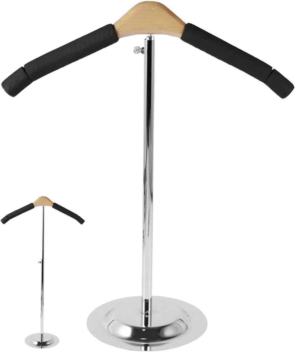 Kleding Display Rek Zwart - In hoogte verstelbare shirt standaard voor etalage presentatie - Hoogte: 40-70 cm