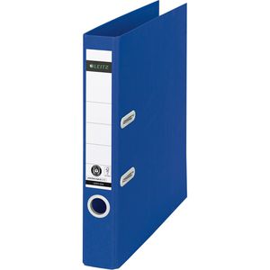 Leitz Ordner 1019-00-35 recycle, Recycling-Karton, A4, 5,5cm, blau