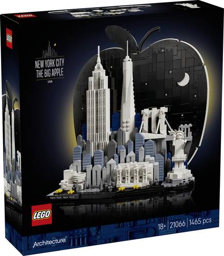 6588557 LEGO ARCHITECTURE New York City - The Big Apple Bauset, Zimmerdeko für Erwachsene