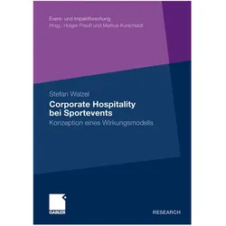 Corporate Hospitality bei Sportevents, Fachbücher von Stefan Walzel