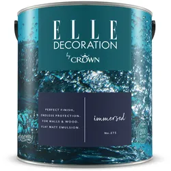ELLE Decoration by Crown Premium Wandfarbe Matt Immersed No.275  2,500L