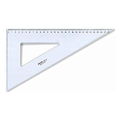 Arda 18126 Lineal Schreibtischlineal Aluminium 25 cm 1 Stück(e) (25 cm, Aluminium) (18126)
