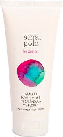 Amapola Biocosmetics Crema Manos Pies Calendula y 5 Flores 100ml