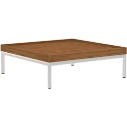 Outdoor LEVEL/LEVEL2 Couchtisch 81x81 cm Weiß