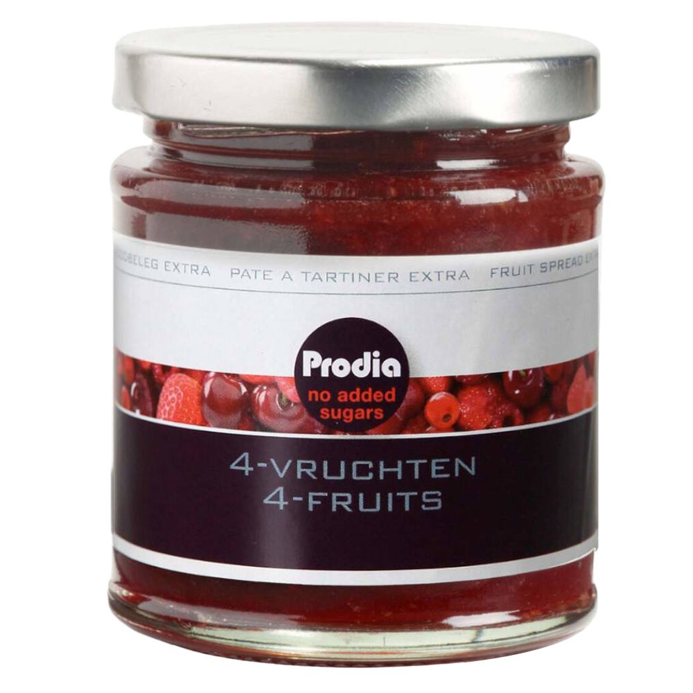 Prodia Broodbeleg Extra 4 Vruchten 215 g Futter