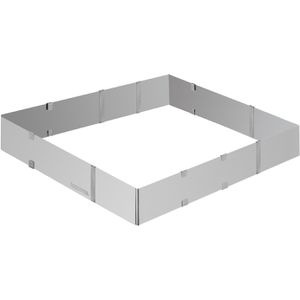 Tescoma Backrahmen DELICIA, mit Klemmung, aus Edelstahl, verstellbar von 28x20 bis 50x34 cm, Höhe 5 cm