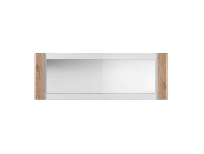 Miroir PALAZZO imitation chêne/ blanc