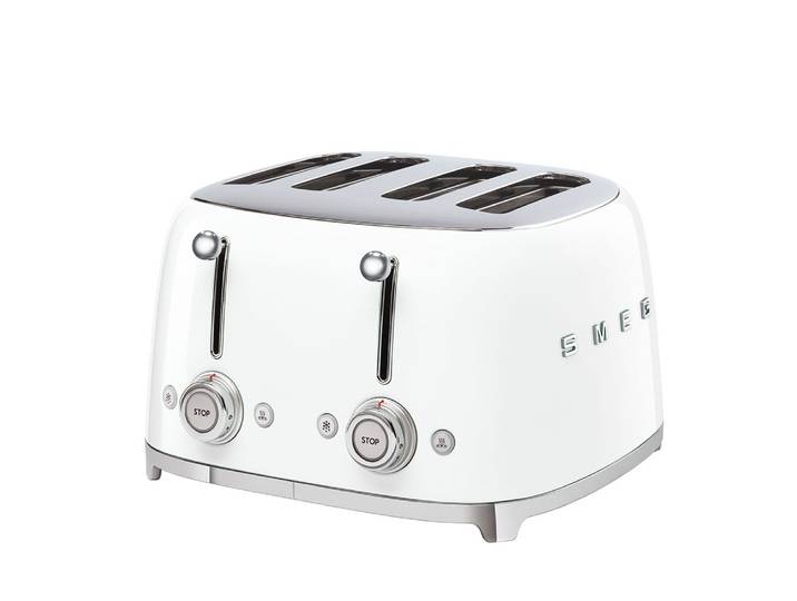 Grille-pain vintage 4 tranches blanc smeg