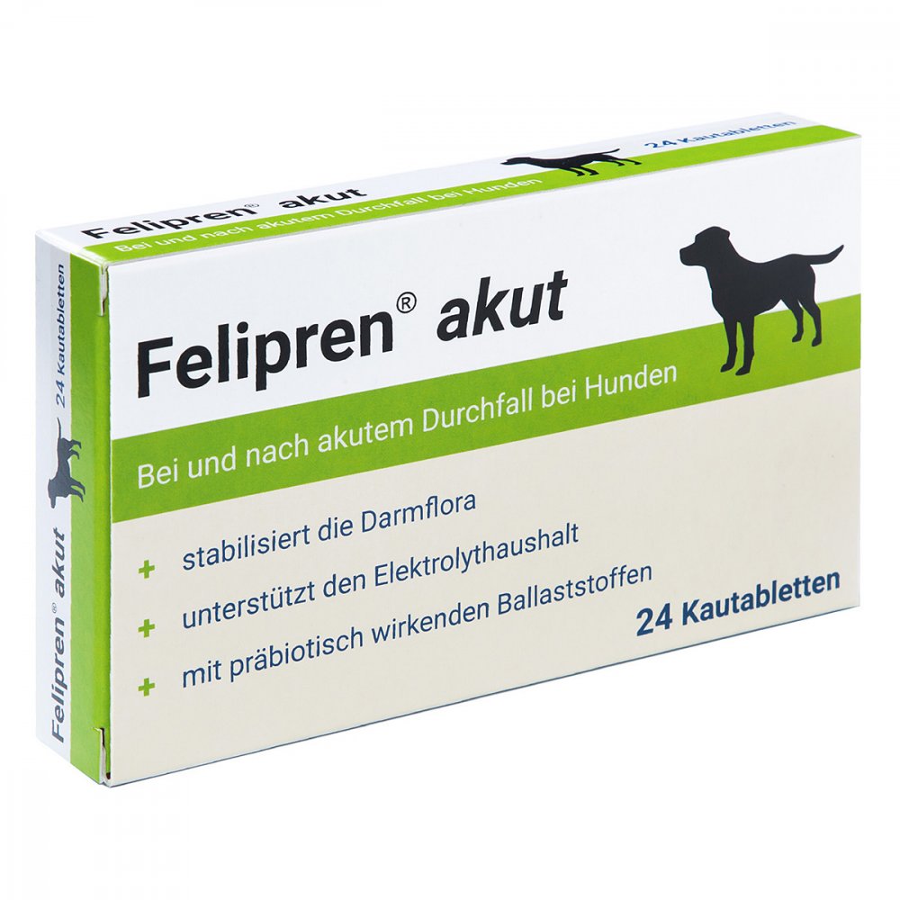Felinapharm GmbH Felipren akut Kautabletten bei Durchfall für Hunde 14420220